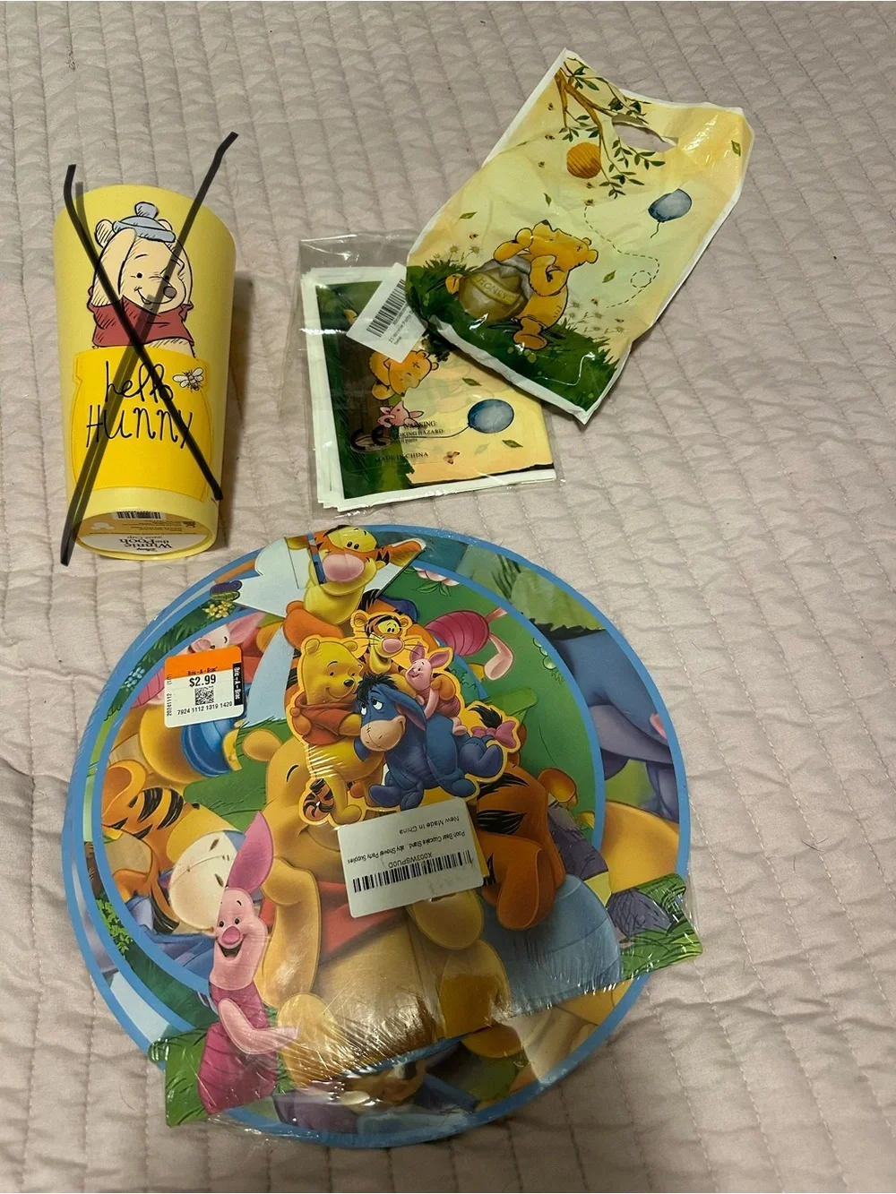 Winnie the Pooh first birthday party decorations